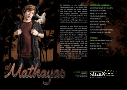 DJ Mathayas ist ein musikalischer Tausendsassa wie er im Buche