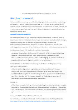 H&ouml;here Rente ? &ndash; gewusst wie !