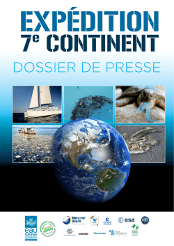 Dossier De presse - Exp&eacute;dition 7&egrave;me Continent