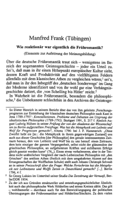 Wie reaktion&auml;r war eigentlich die Fr&uuml;hromantik? : Elemente - edoc