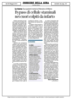 Corriere della Sera - Centro Cardiologico Monzino