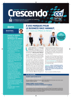 &Eacute;DITO - CCI Hainaut