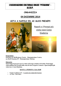 04 DICEMBRE 2014 - Montegiordano Info