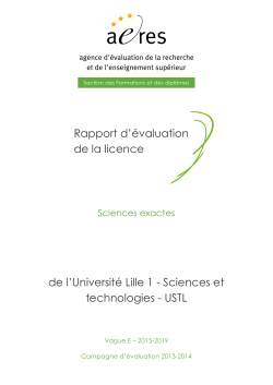 Université Lille 1 - Sciences et technologies - USTL