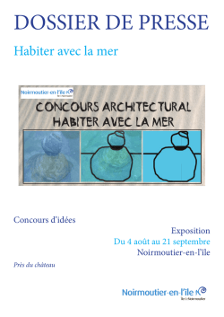 dossier presse Habiter avec la Mer.indd