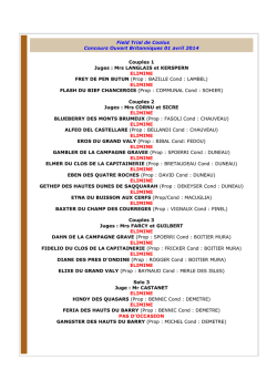 Field Trial de Coolus Concours Ouvert Britanniques 01 avril 2014