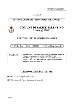 File: Determina n.673 - Comune di Salice Salentino