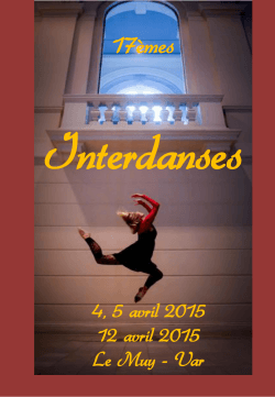 INTERDANSES 2015 - aicler provence
