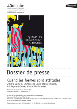 Dossier de presse