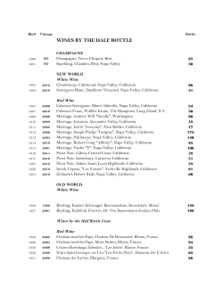 View our Wine List - Lake Placid Lodge