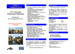 info document - Club Photonique Organique