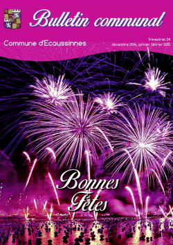 Bulletin communal n° 34 de Décembre 2014