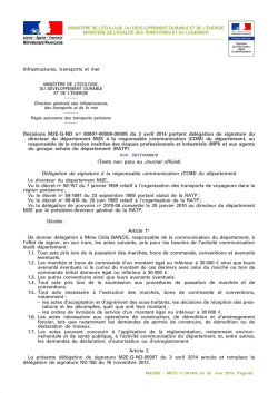 Décisions M2E-G-ND n°s 00007-00008-00009 du