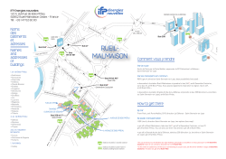Access map: IFPEN Rueil - IFP Energies nouvelles