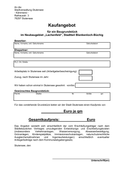 Bewerbungsformular (PDF, 61 kB) - Stadt Stutensee