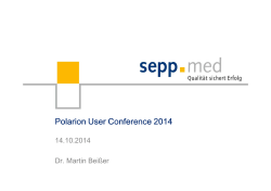 Polarion User Conference 2014