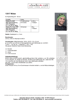 Gratisanleitung hier zum Herunterladen - Schoeller + Stahl
