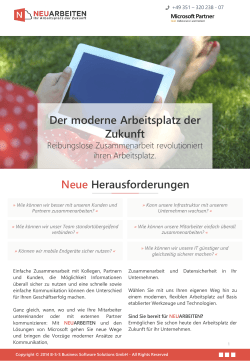 PDF Herunterladen - Neu Arbeiten