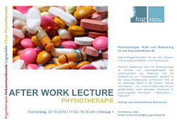 after work lecture physiotherapie