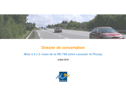 Dossier de concertation
