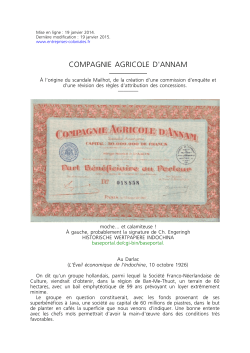Annam_(Cie_agricole_.. - Les entreprises coloniales françaises