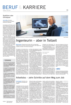 Ingenieurin - aber in Teilzeit - FS-GmbH