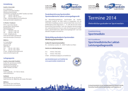 Sportmedizin