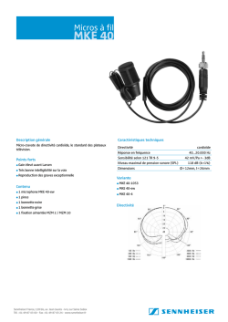 Fiche Produit MKE 40 PDF file
