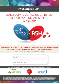 Programme du Post