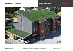 GREEN Toit v&eacute;g&eacute;tal Planification + ex&eacute;cution