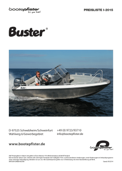 Buster - Boote Pfister