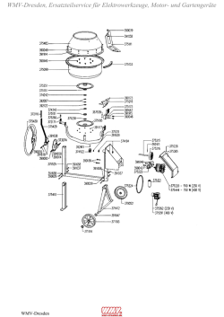 HM 130 323061 Mischmaschine Betonmischer Atika, ersatzteile