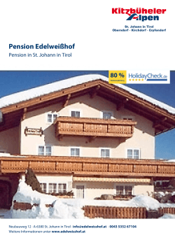 Pension Edelweißhof in St. Johann in Tirol
