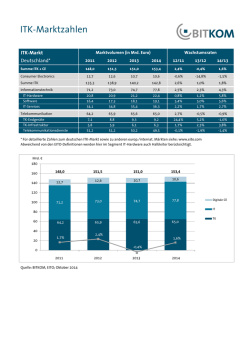 ITK-Marktzahlen - Bitkom