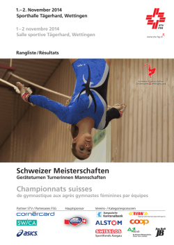 Download der Rangliste - STV Wettingen