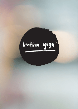 Download Flyer - Barbara Z&uuml;ger | YOGA