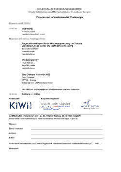 Programm - KiWi Kiel