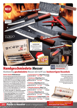 Handgeschmiedete Messer - Pearl