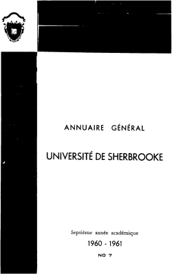 Annuaire général - Université de Sherbrooke