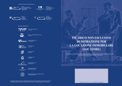 Incarico di locazione non esclusivo