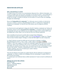 Download document de retour