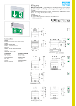 Dispos - Beghelli Pr&auml;zisa GmbH