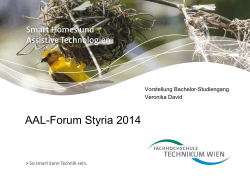 AAL-Forum Styria 2014