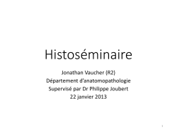 Histos&eacute;minaire