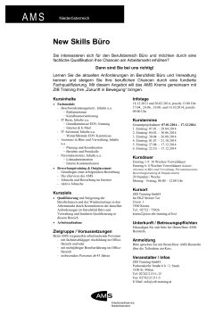 Infoblatt New Skills Büro pdf 224 kb - ZIB Training