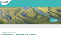 O2S - Intégration O2S dans un site Internet