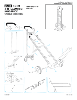 H-4124 3-IN-1 ALUMINUM HAND TRUCK