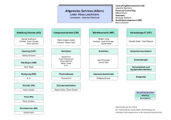 Organisationsstruktur AServ zum download  - Allgemeine