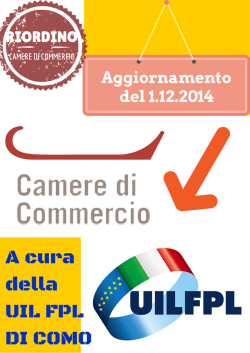 documentazione camere di commercio del 1 12 2014