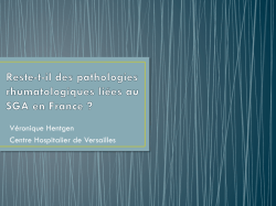 Véronique Hentgen Centre Hospitalier de Versailles